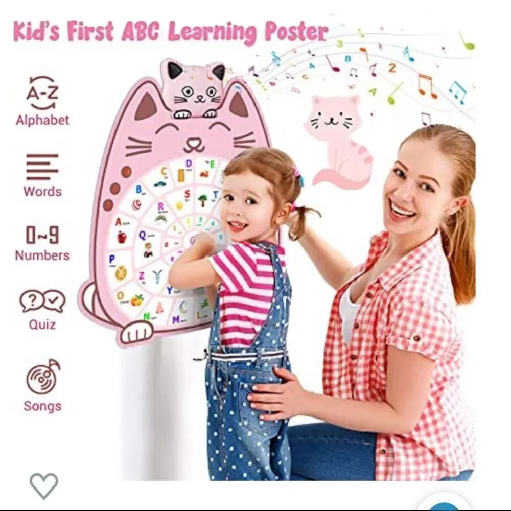 Poster game Alphabet learning toy for toddlers
